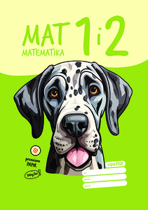 Pisanka Matematika 1 i 2 LIPA MILL, B5 kvadratići, 24 lista, meki uvez