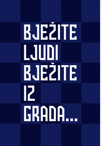 Bilježnica Igraj moja Hrvatska, A4, kvadratići, meki uvez