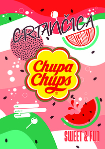 Crtančica Chupa Chups, B5 linije, 16 listova, meki uvez