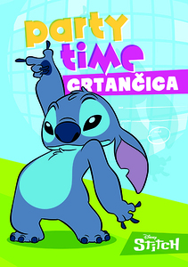 Crtančica Stitch, B5 linije, 16 listova, meki uvez