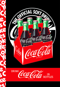 Bilježnica Coca Cola, A4 kvadratići, meki uvez