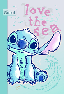 Bilježnica Stitch, A4, kvadratići, meki uvez