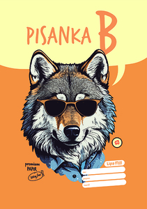 Pisanka B LIPA MILL, B5 linije, 16 listova, meki uvez