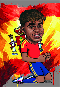 Bilježnica Football Icons, A4 kvadratići, 40 lista, meki uvez