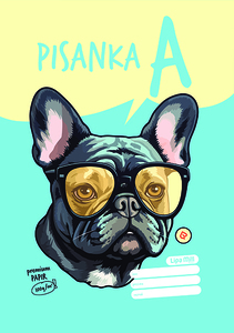 Pisanka A LIPA MILL, B5 linije, 16 listova, meki uvez