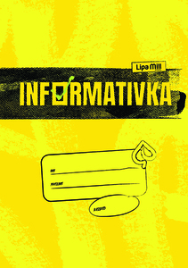 Informativka LIPA MILL, B6 linije, 120 listova, tvrdi uvez