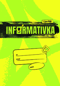 Informativka LIPA MILL, B6 linije, 120 listova, tvrdi uvez