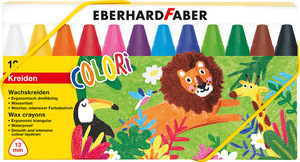 Voštane pastele Eberhard Faber Colori, trokutaste, 12 boja