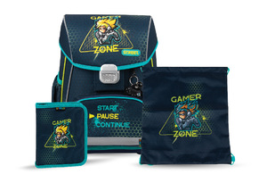 Školska torba set, anatomska, 3u1, Street, ABC GAMER ZONE