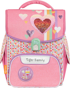 Školska torba, anatomska, TIGER FAMILY, Jolly Pink Amour