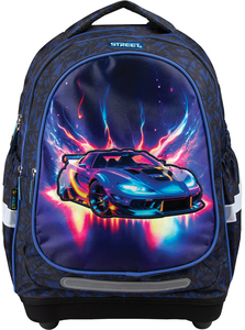 Školski ruksak, ergonomski, Street, FIERY CAR