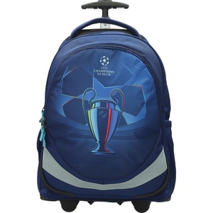 Školska torba, s kotačima, Street, UEFA blue