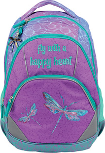 Školski ruksak, ergonomski, Street, DRAGONFLIES