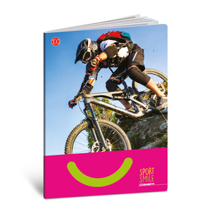 Bilježnica  Blasetti Scuola Sport smile, A4 linije, 38 listova, meki uvez