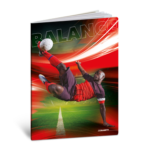 Bilježnica  Blasetti Scuola Sport emotions, A4 kvadratići, 42 listova, meki uvez