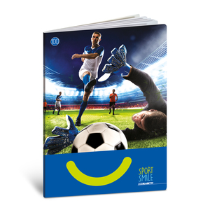 Bilježnica  Blasetti Scuola Sport smile, A4 linije, 38 listova, meki uvez