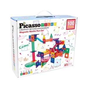 Picasso Tiles staza za loptice, 100 kom