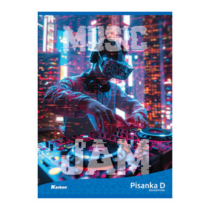 Pisanka D KARBON MIX, B5 linije, 48 listova, meki uvez