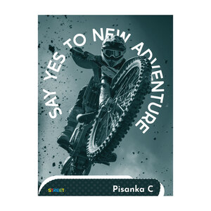 Pisanka C  STREET GOLD MIX, B5 linije, 24 listova, meki uvez