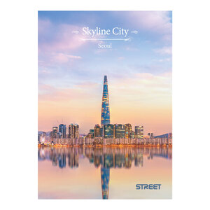 Bilježnica Street SKY LINE CITY, A4 geometrija, 54 lista, meki uvez