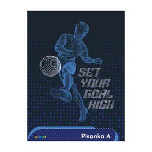 Pisanka A  STREET GOLD MIX, B5 linije, 16 listova, meki uvez