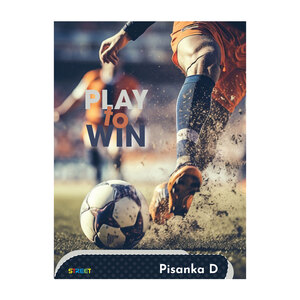 Pisanka D  STREET GOLD MIX, B5 linije, 48 listova, meki uvez