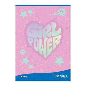 Pisanka A KARBON MIX, B5 linije, 16 listova, meki uvez