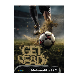 Pisanka Matematika 1 i 2  STREET GOLD MIX, B5 kvadratići, 24 lista, meki uvez
