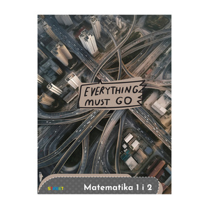 Pisanka Matematika 1 i 2  STREET GOLD MIX, B5 kvadratići, 24 lista, meki uvez