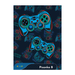 Pisanka B STREET MIX, B5 linije, 16 listova, meki uvez