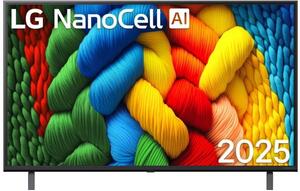 LG 43" NanoCell AI TV 43NANO81A3A, 4K UHD, webOS Smart TV, HDR10