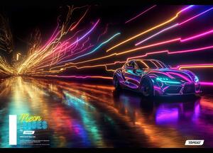 Bilježnica, Target Neon Vibes, A4, linije, 54 lista, meki uvez