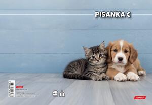 Pisanka C, Target životinje, B5, linije, 24 lista, meki uvez