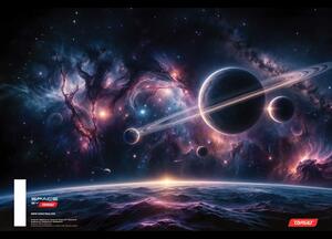 Bilježnica, Target Space, A4, linije, 54 lista, meki uvez