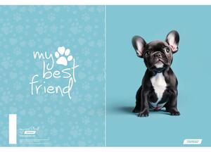 Bilježnica, Target My Best Friends, A4, linije, 54 lista, meki uvez
