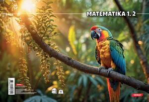 Pisanka, Target životinje, matematika 1 i 2, B5, kvadratići, 24 listova, meki uvez