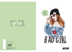 Bilježnica, Target Girl Power, A4, linije, 54 lista, meki uvez