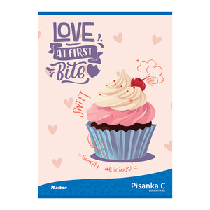 Pisanka C KARBON MIX, B5 linije, 16 lista, meki uvez