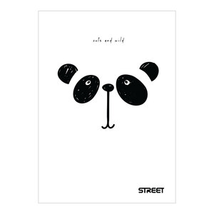 Bilježnica Street BLACK&WHITE, A4 linije, 54 lista, meki uvez