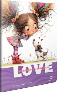 Bilježnica Love, A4 linije, meki uvez