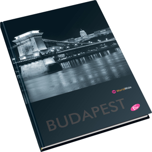 Bilježnica Cities by Night Elisa, A4 kvadratići, 96 lista, tvrdi uvez