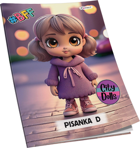 Pisanka D Connect Girl+ Soft, B5 linije, 52 listova, meki uvez