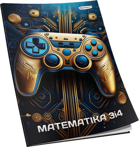 Pisanka matematika za 3 i 4 razred Premium Connect Boy, B5 kvadratići, 48  lista, meki uvez