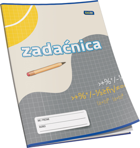 Zadaćnica Educa, A4 kvadratići, 12 listova, meki uvez