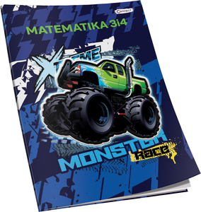 Pisanka matematika za 3 i 4 razred Premium Connect Boy, B5 kvadratići, 48  lista, meki uvez