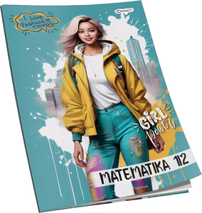 Pisanka matematika za 1 i 2 razred Premium Connect Girl, B5 kvadratići, 24 lista, meki uvez