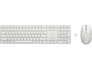 HP 650, bežična tipkovnica + miš, USB, bijela, 4R016AA