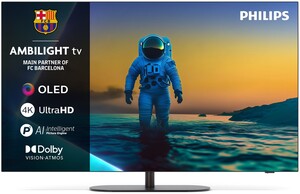 Philips 65" OLED TV 65OLED820/12, 4K UHD, Ambilight, Google TV, P5 AI Picture Engine, Dolby Vision & Dolby Atmos