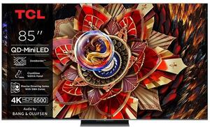 TCL 85" QLED Mini LED TV 85C9K, 4K, Google TV, 144Hz Motion Clarity Pro, Dolby Vision IQ & Dolby Atmos, HDR10+