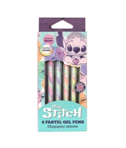 Set kemijskih olovaka sa šljokicama Disney Fashion, 6 kom, Stitch